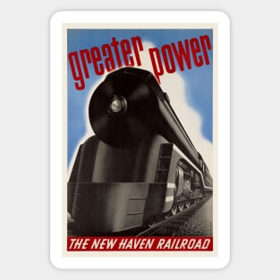 Greater Power USA Vintage Poster 1938 Sticker